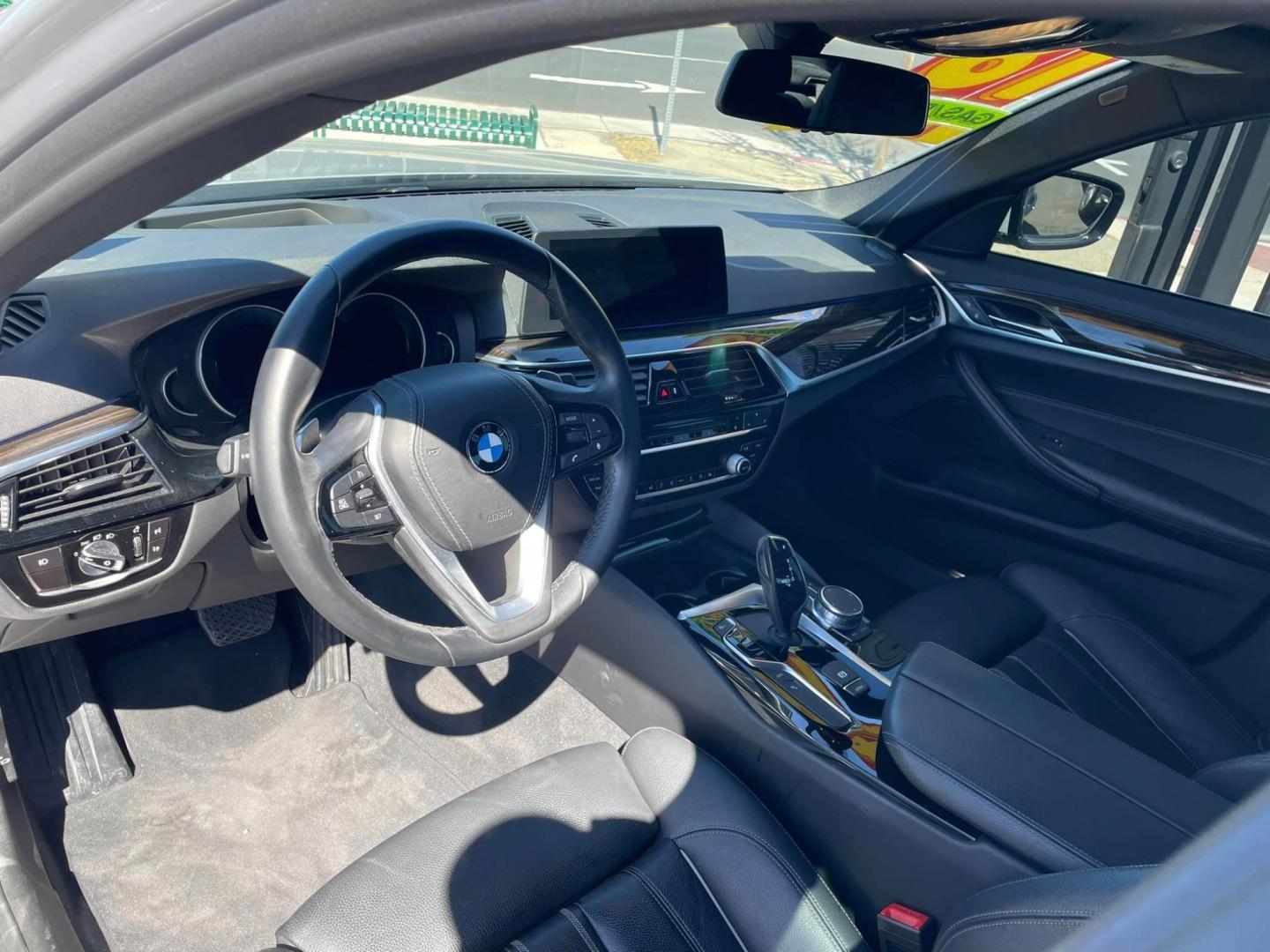 2018 SILVER /BLACK BMW 5-Series 530e iPerformance (WBAJA9C55JB) with an 2.0L L4 DOHC 16V TURBO HYBRID engine, 8A transmission, located at 744 E Miner Ave, Stockton, CA, 95202, (209) 944-5770, 37.956863, -121.282082 - Photo#7